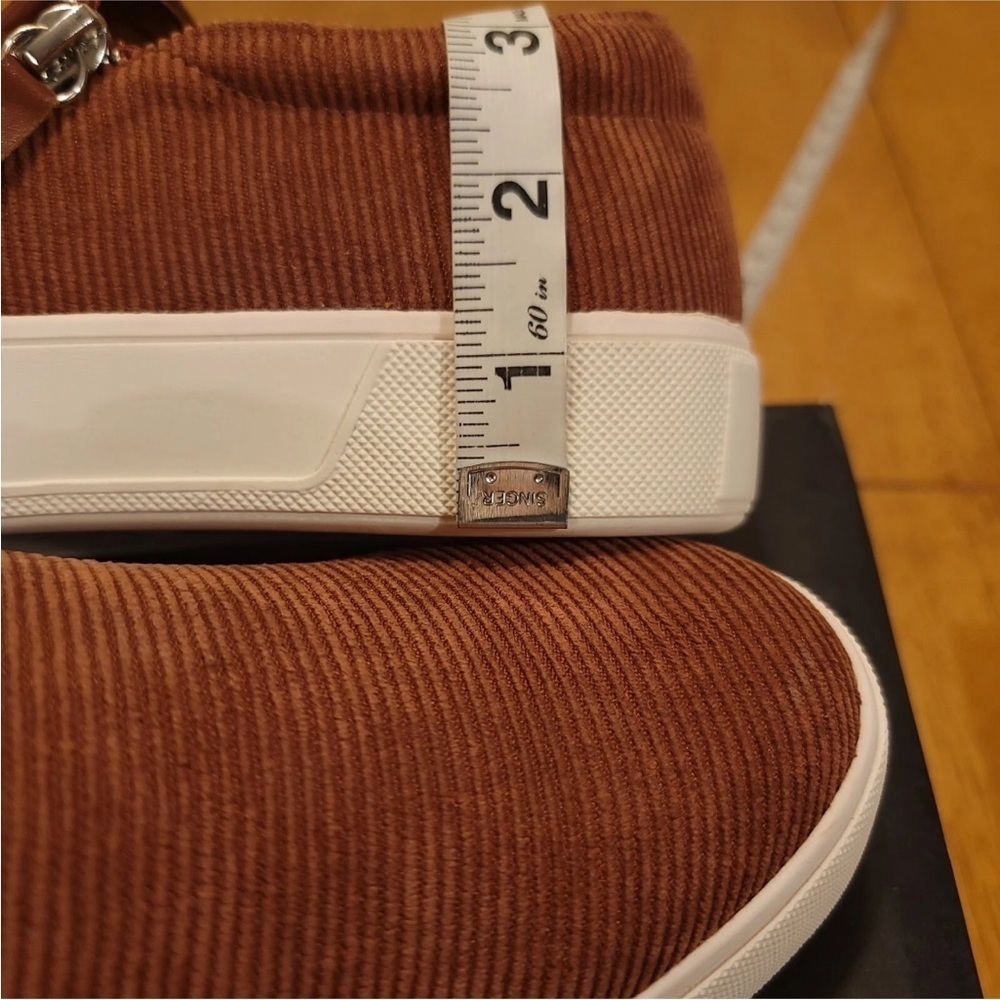 Volatile Deckers Corduroy Shoes Womens Size 7 Tan Brown Flats NEW - Picture 6 of 9